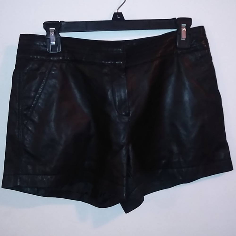 Trouve leather shorts